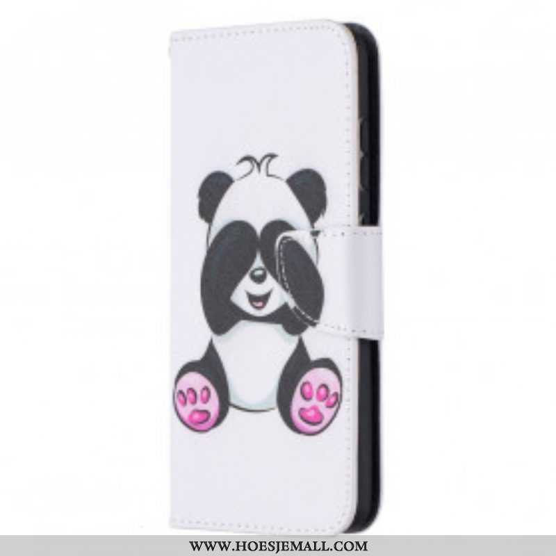 Folio-hoesje voor Samsung Galaxy A52 4G / A52 5G / A52s 5G Panda-plezier