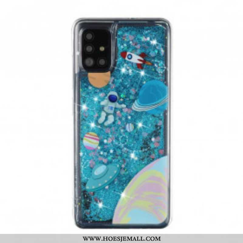 Hoesje voor Samsung Galaxy A52 4G / A52 5G / A52s 5G Ruimte Pailletten