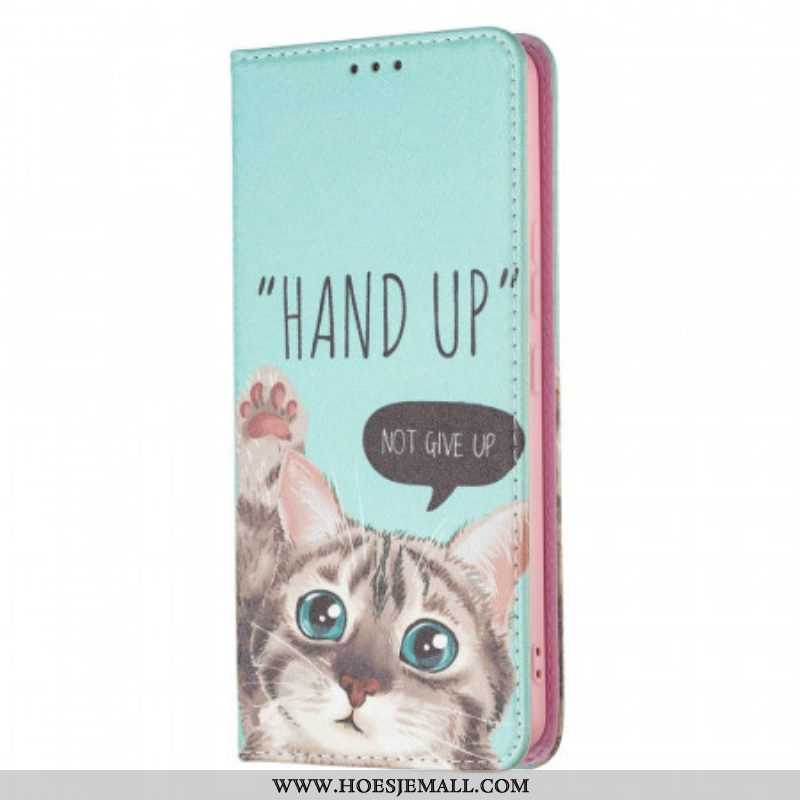 Bescherming Hoesje voor Samsung Galaxy A53 5G Folio-hoesje Hand Omhoog