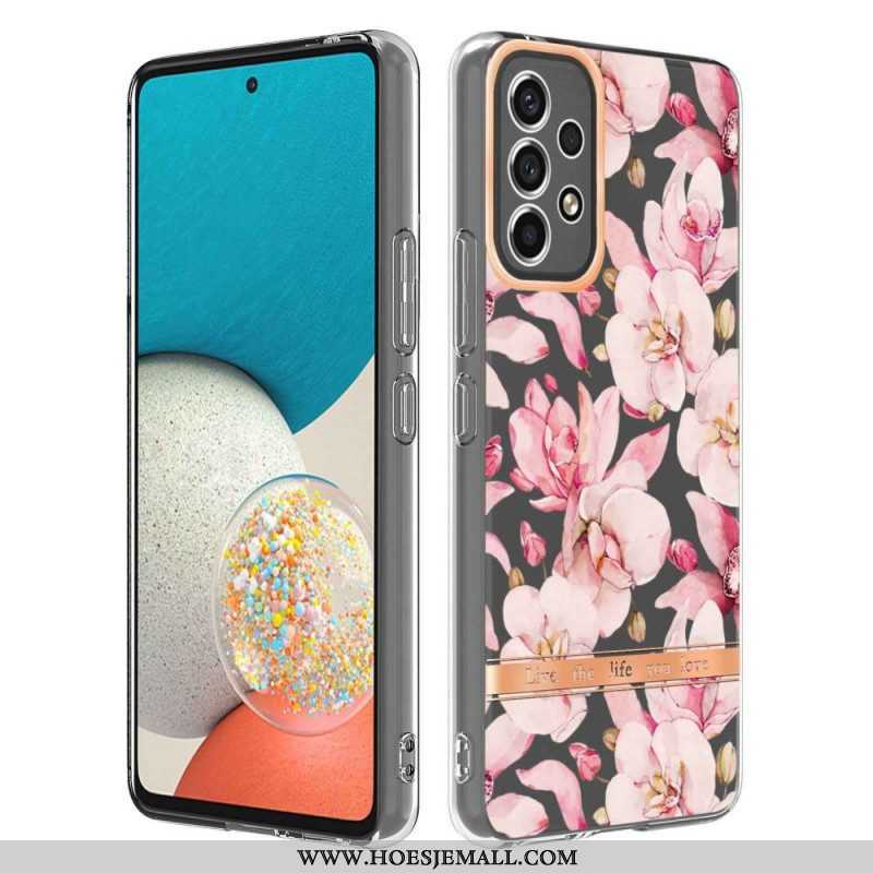 Hoesje voor Samsung Galaxy A53 5G Naadloze Bloemen