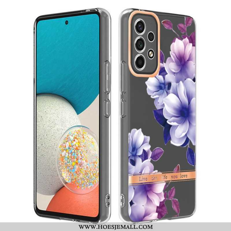 Hoesje voor Samsung Galaxy A53 5G Naadloze Bloemen