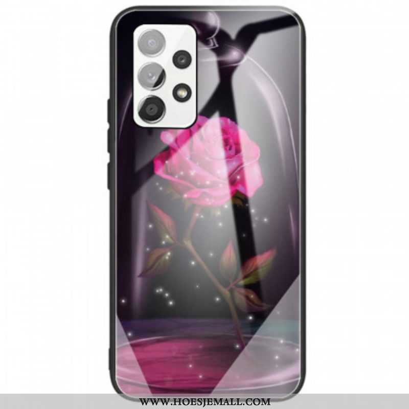 Hoesje voor Samsung Galaxy A53 5G Magisch Roze Gehard Glas