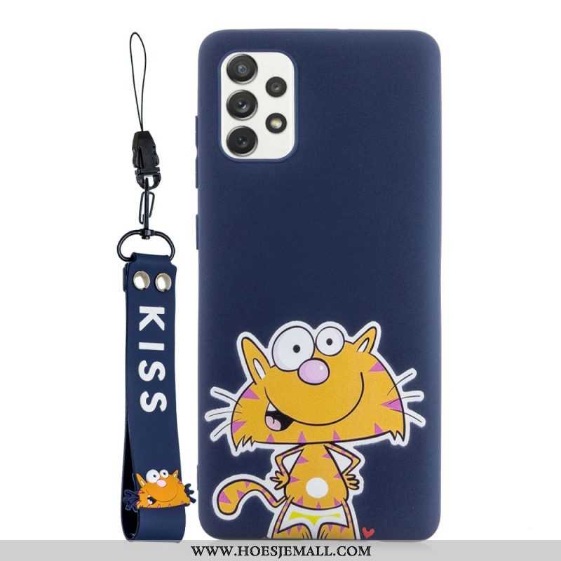 Hoesje voor Samsung Galaxy A53 5G Cartoon Met Sleutelkoord