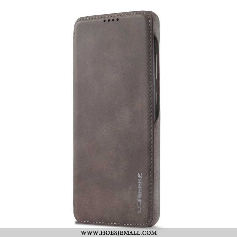 Bescherming Hoesje voor Samsung Galaxy A53 5G Folio-hoesje Lc.imeeke Ledereffect