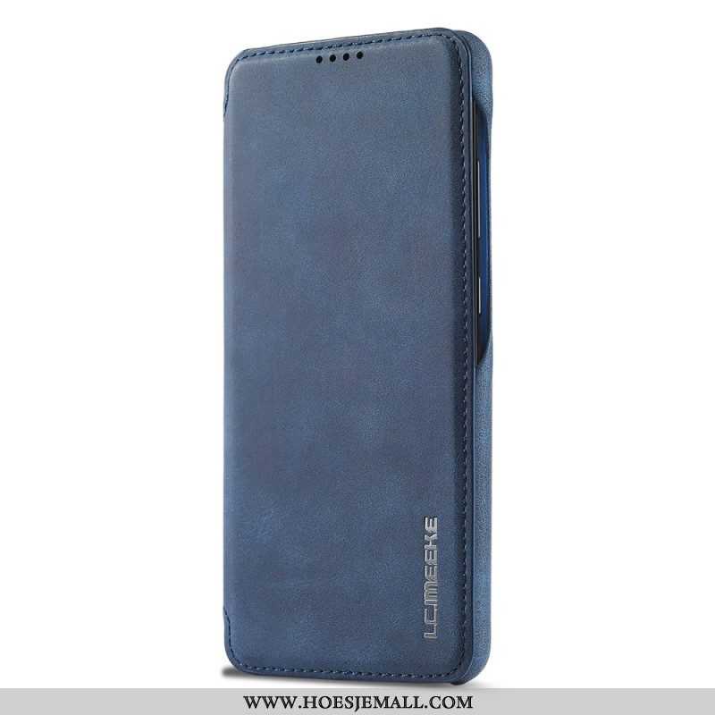 Bescherming Hoesje voor Samsung Galaxy A53 5G Folio-hoesje Lc.imeeke Ledereffect