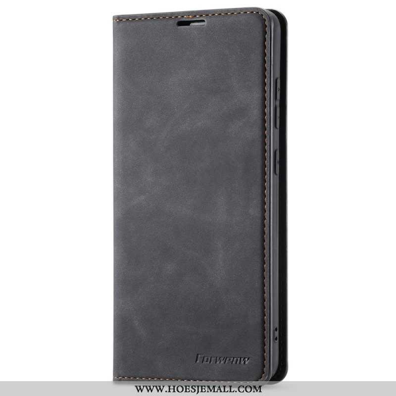 Bescherming Hoesje voor Samsung Galaxy A53 5G Folio-hoesje Forwenw Ledereffect