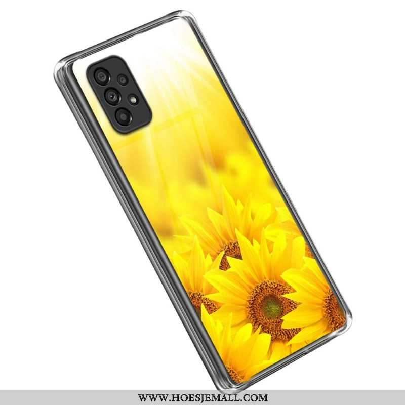 Hoesje voor Samsung Galaxy A53 5G Zonnebloemen