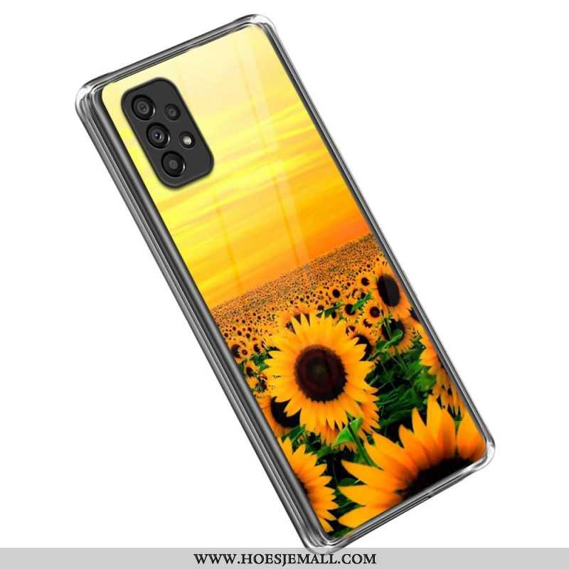 Hoesje voor Samsung Galaxy A53 5G Zonnebloemen