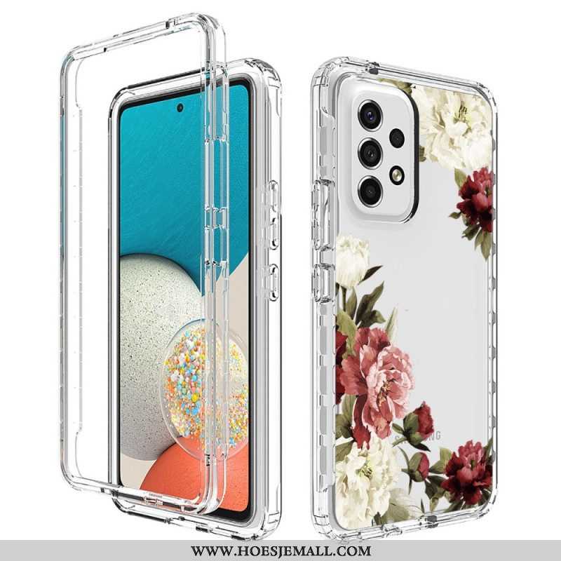 Telefoonhoesje voor Samsung Galaxy A53 5G Naadloze Bloemen