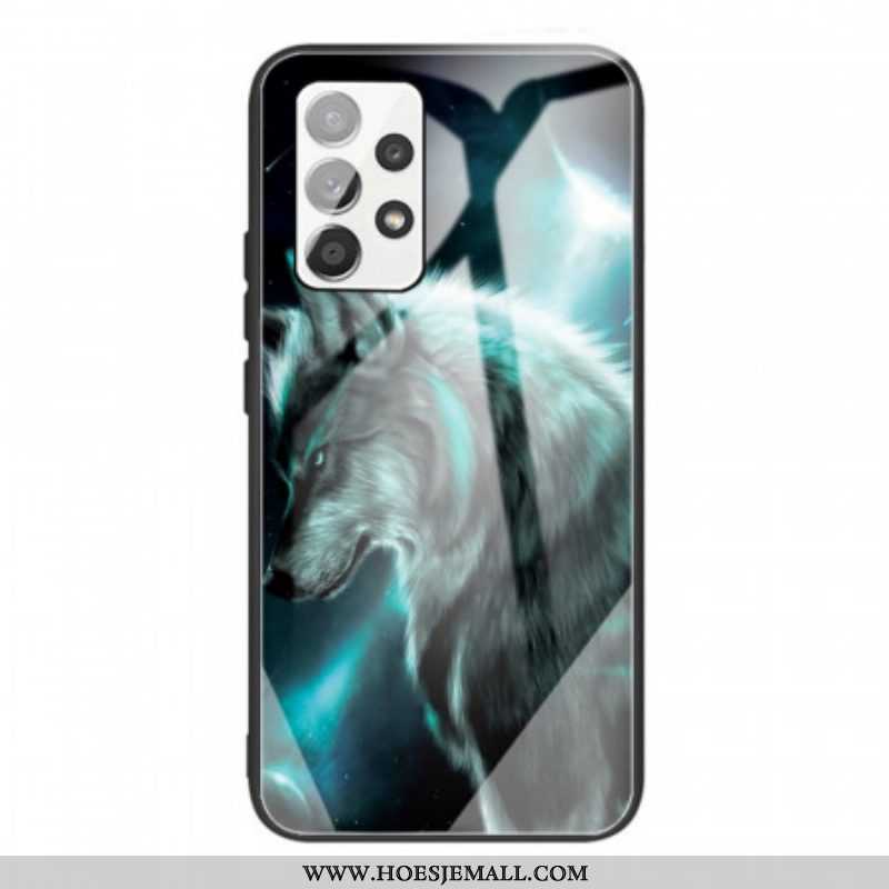 Telefoonhoesje voor Samsung Galaxy A53 5G Wolf Van Gehard Glas