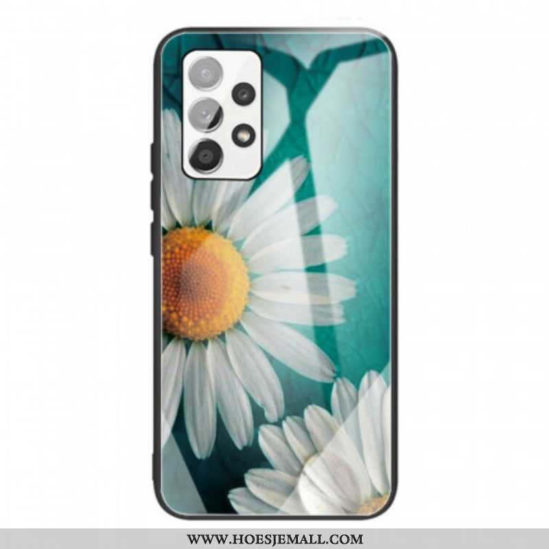 Telefoonhoesje voor Samsung Galaxy A53 5G Daisy Gehard Glas