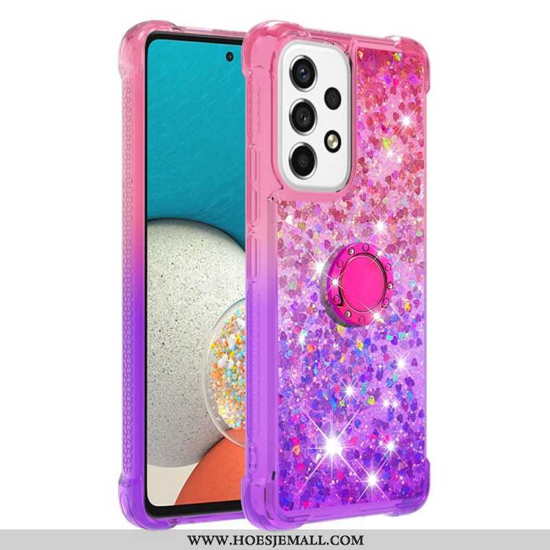 Telefoonhoesje voor Samsung Galaxy A53 5G Glitter Ringbeugel