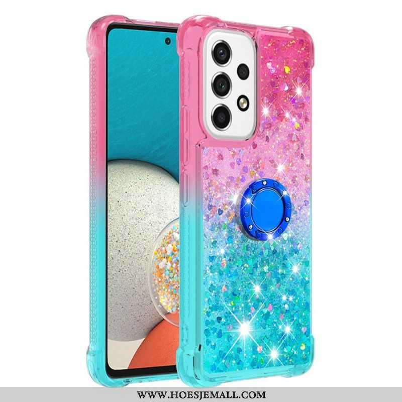 Telefoonhoesje voor Samsung Galaxy A53 5G Glitter Ringbeugel