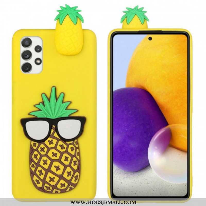 Hoesje voor Samsung Galaxy A53 5G Ananas 3d-bril