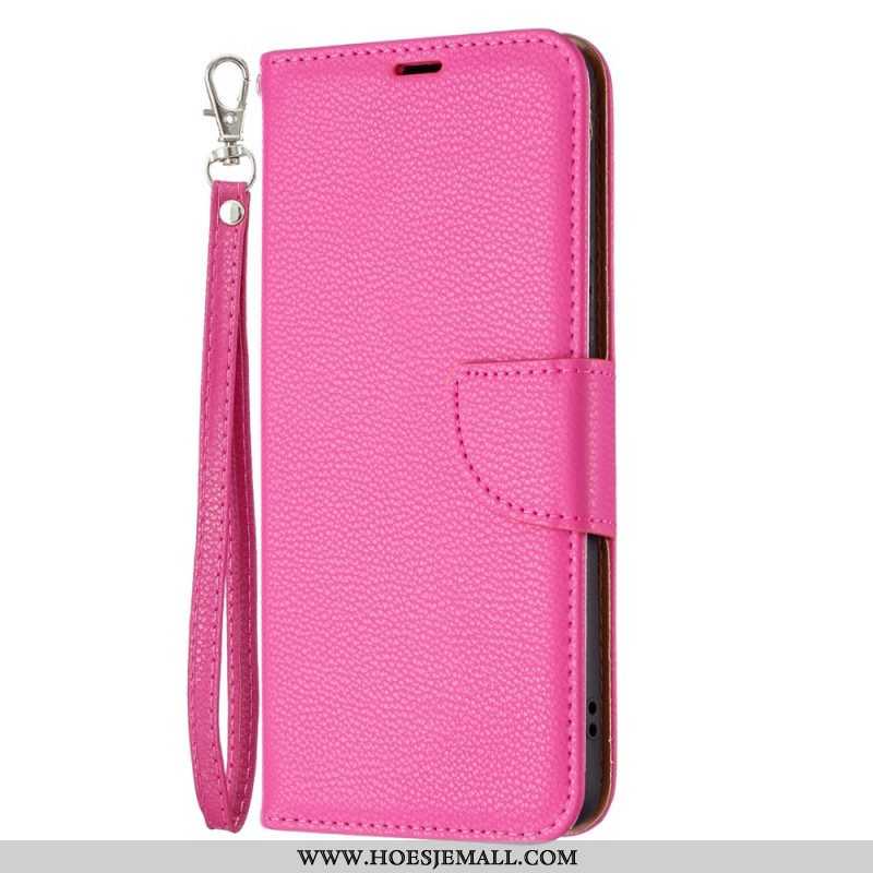 Folio-hoesje voor Samsung Galaxy A53 5G Lychee Schuine Sluiting