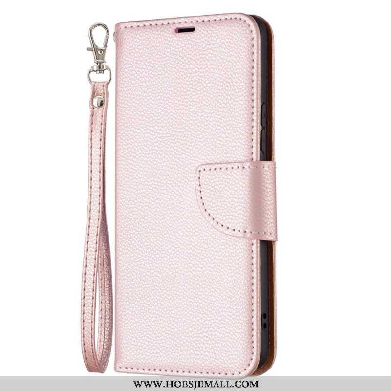 Folio-hoesje voor Samsung Galaxy A53 5G Lychee Schuine Sluiting