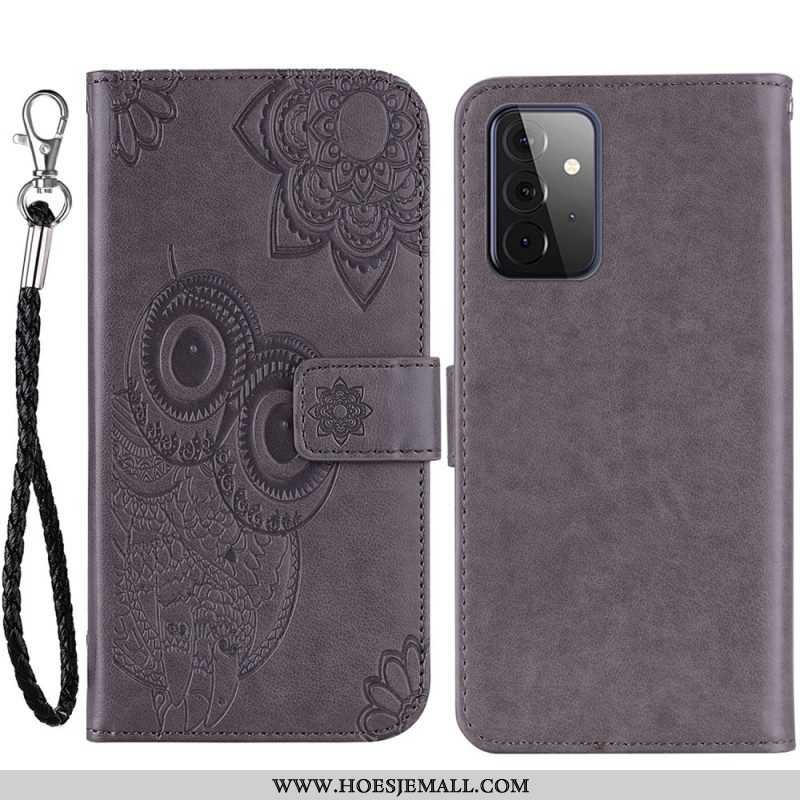 Flip Case voor Samsung Galaxy A53 5G Mandala Uil