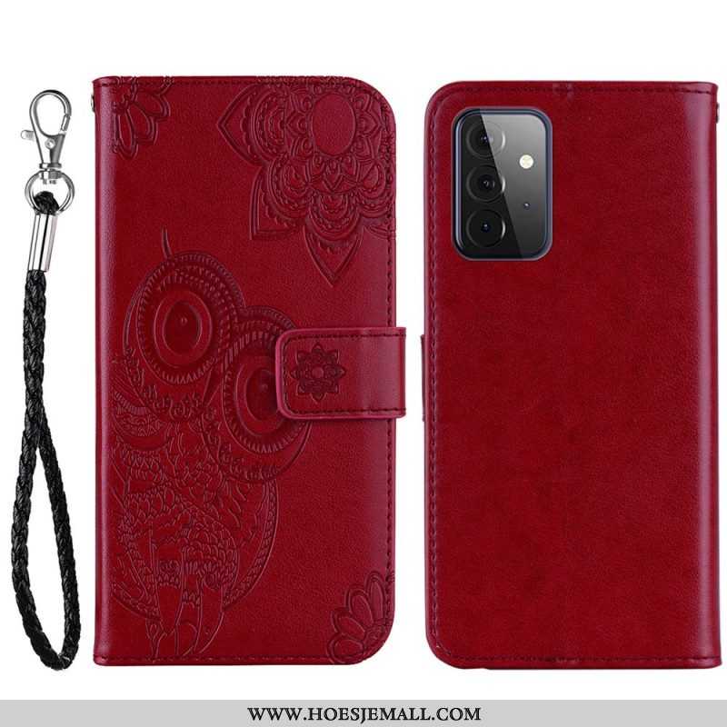 Flip Case voor Samsung Galaxy A53 5G Mandala Uil