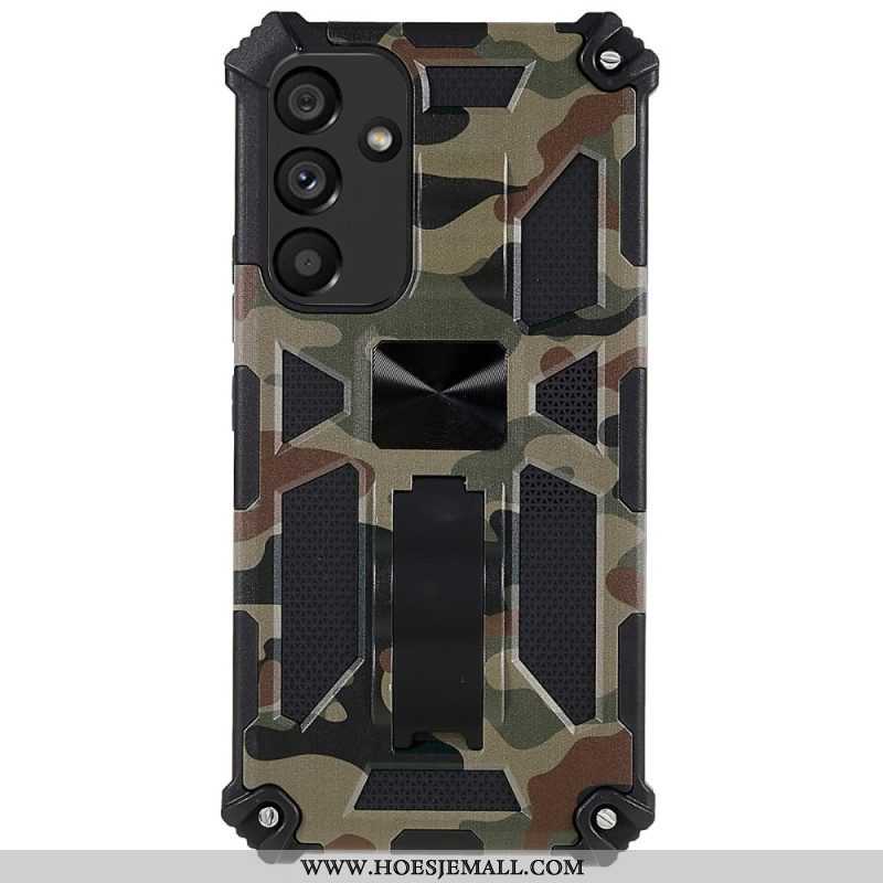 Hoesje voor Samsung Galaxy A54 5G Camouflage Verwijderbare Ondersteuning