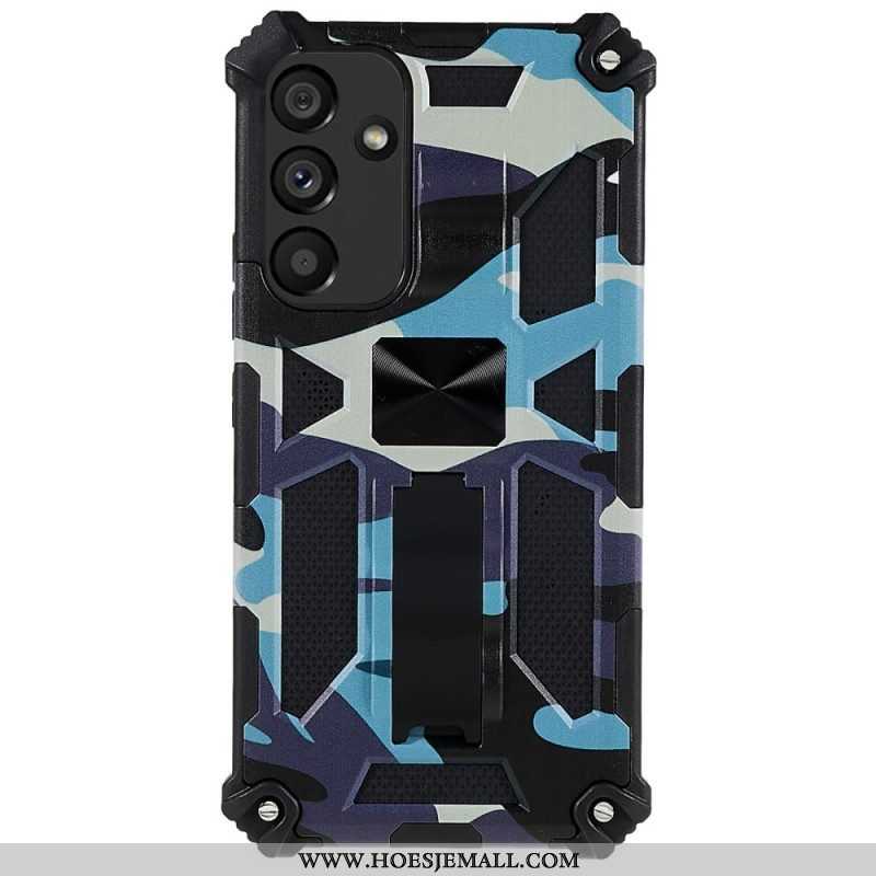 Hoesje voor Samsung Galaxy A54 5G Camouflage Verwijderbare Ondersteuning