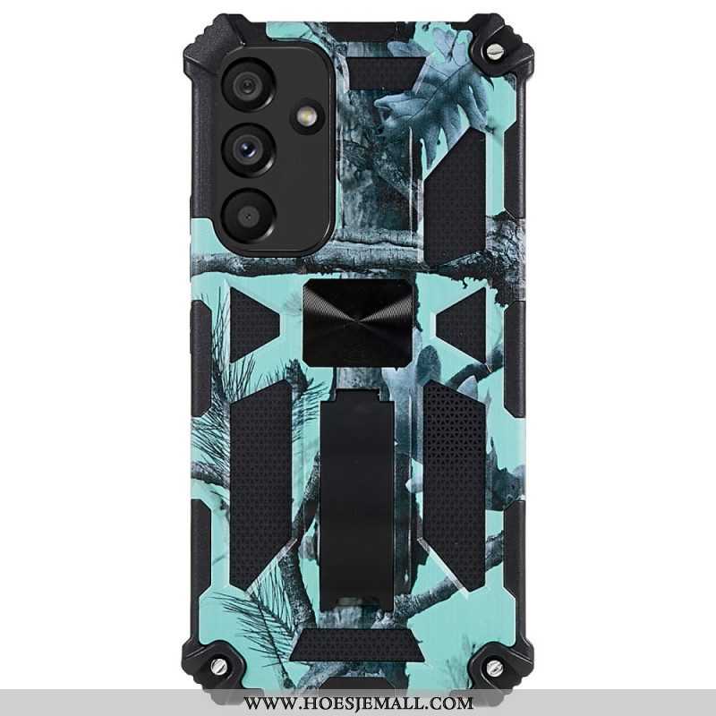 Hoesje voor Samsung Galaxy A54 5G Camouflage Verwijderbare Ondersteuning