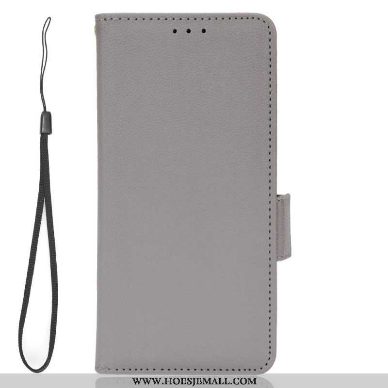 Folio-hoesje voor Samsung Galaxy A54 5G Met Ketting Leren Stijl Met Bandjes