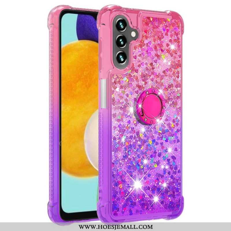 Hoesje voor Samsung Galaxy A54 5G Glitter Ringbeugel