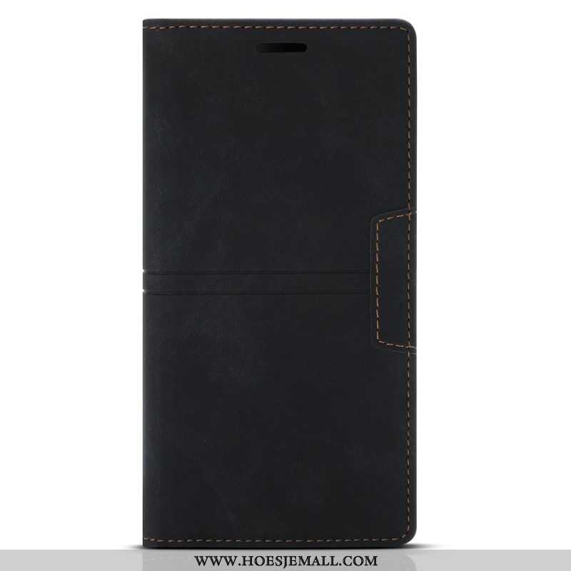 Bescherming Hoesje voor Samsung Galaxy A54 5G Folio-hoesje Stijl Lederen Couture