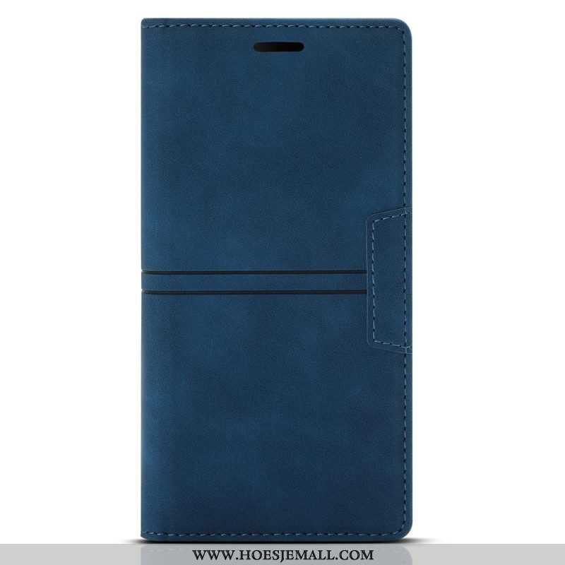 Bescherming Hoesje voor Samsung Galaxy A54 5G Folio-hoesje Stijl Lederen Couture