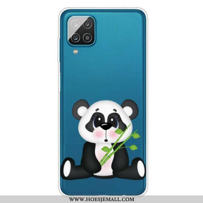 Hoesje voor Samsung Galaxy M12 / A12 Naadloze Trieste Panda