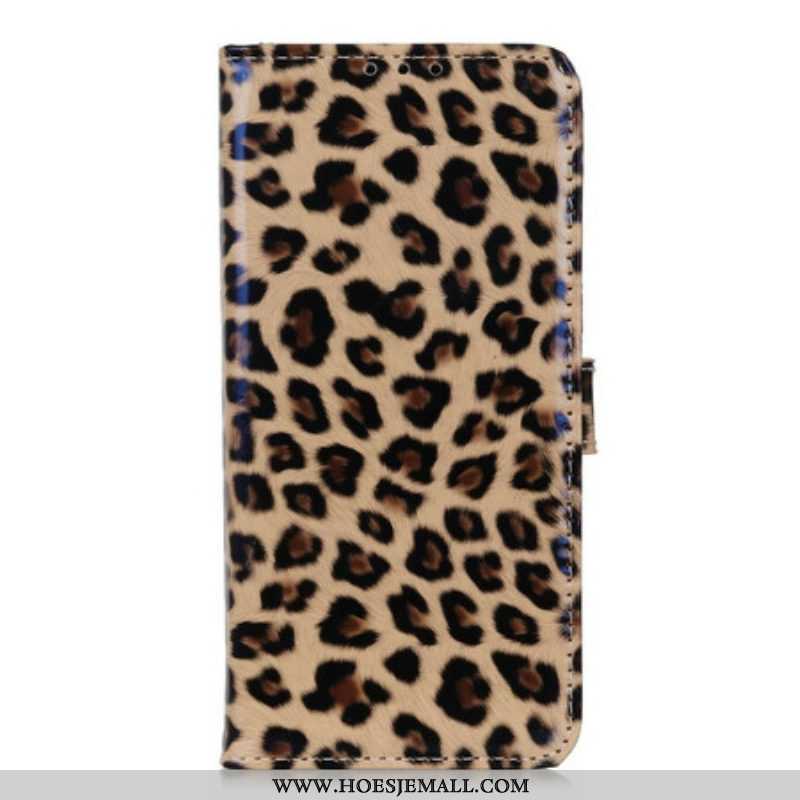 Folio-hoesje voor Samsung Galaxy M12 / A12 Gewoon Luipaard