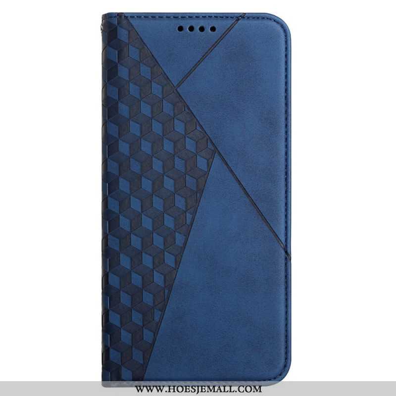 Bescherming Hoesje voor Samsung Galaxy M12 / A12 Folio-hoesje Geo Leereffect