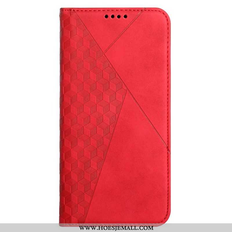 Bescherming Hoesje voor Samsung Galaxy M12 / A12 Folio-hoesje Geo Leereffect