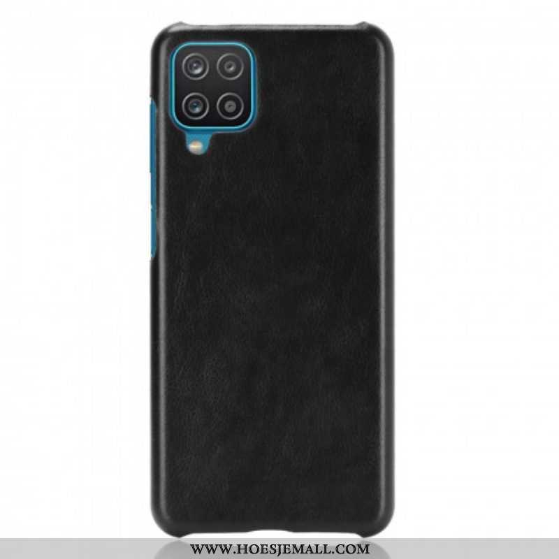 Hoesje voor Samsung Galaxy M12 / A12 Litchi-leereffect