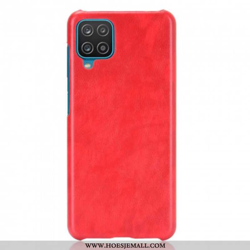 Hoesje voor Samsung Galaxy M12 / A12 Litchi-leereffect