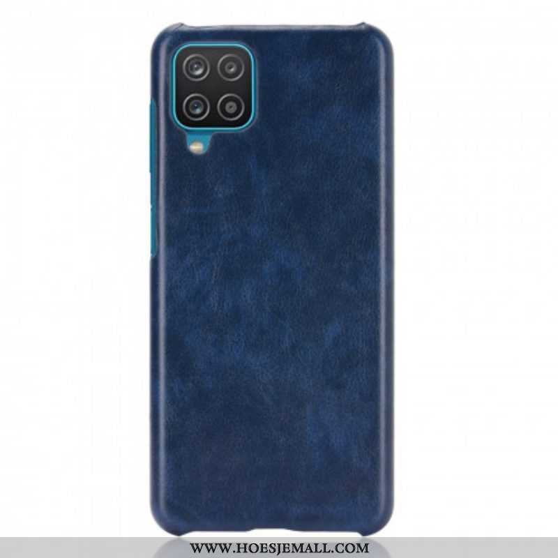 Hoesje voor Samsung Galaxy M12 / A12 Litchi-leereffect