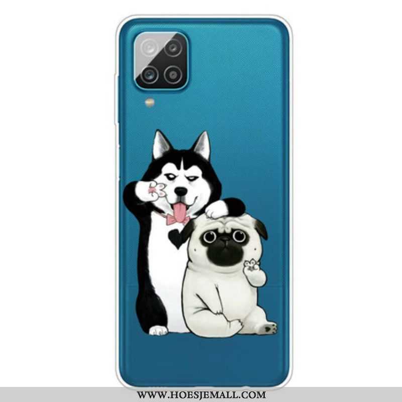 Hoesje voor Samsung Galaxy M12 / A12 Grappige Honden