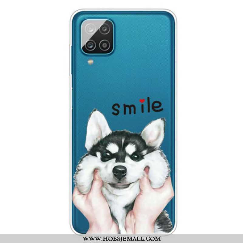 Hoesje voor Samsung Galaxy M12 / A12 Lach Hond