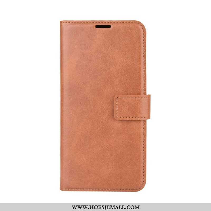 Folio-hoesje voor Samsung Galaxy M12 / A12 Geglazuurd Leereffect