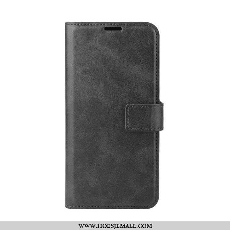 Folio-hoesje voor Samsung Galaxy M12 / A12 Geglazuurd Leereffect