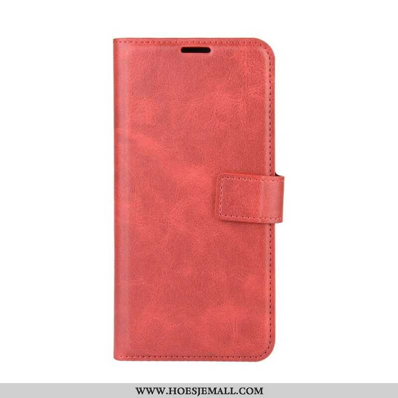 Folio-hoesje voor Samsung Galaxy M12 / A12 Geglazuurd Leereffect