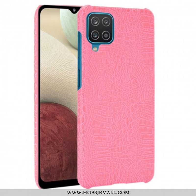 Hoesje voor Samsung Galaxy M12 / A12 Krokodillenhuid-effect