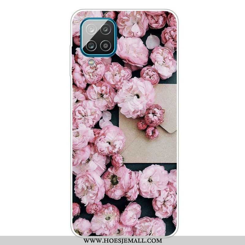 Hoesje voor Samsung Galaxy M12 / A12 Intense Bloemen