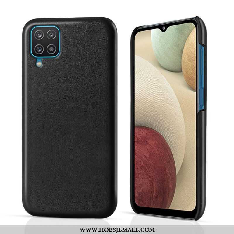 Hoesje voor Samsung Galaxy M12 / A12 Ksq Leereffect