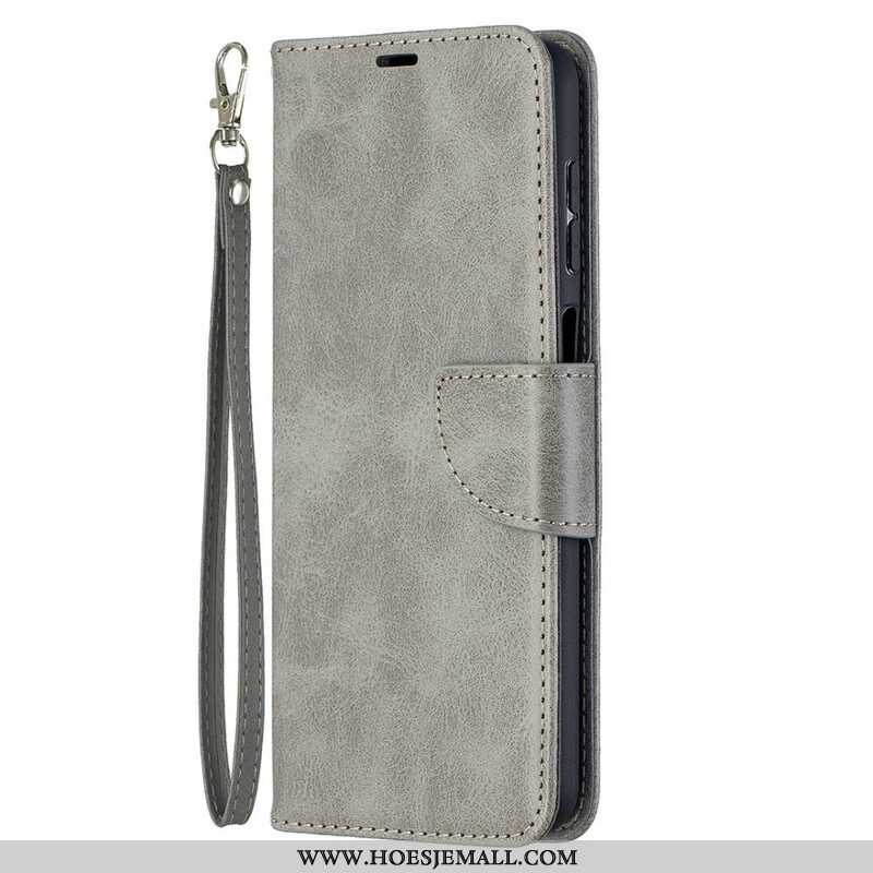 Folio-hoesje voor Samsung Galaxy M12 / A12 Flip Case Gladde Flap Schuin