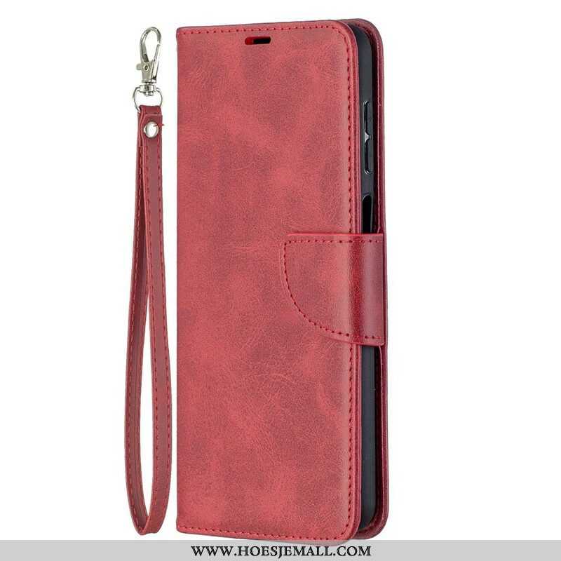 Folio-hoesje voor Samsung Galaxy M12 / A12 Flip Case Gladde Flap Schuin