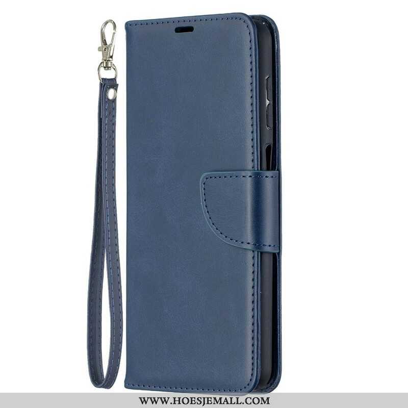 Folio-hoesje voor Samsung Galaxy M12 / A12 Flip Case Gladde Flap Schuin