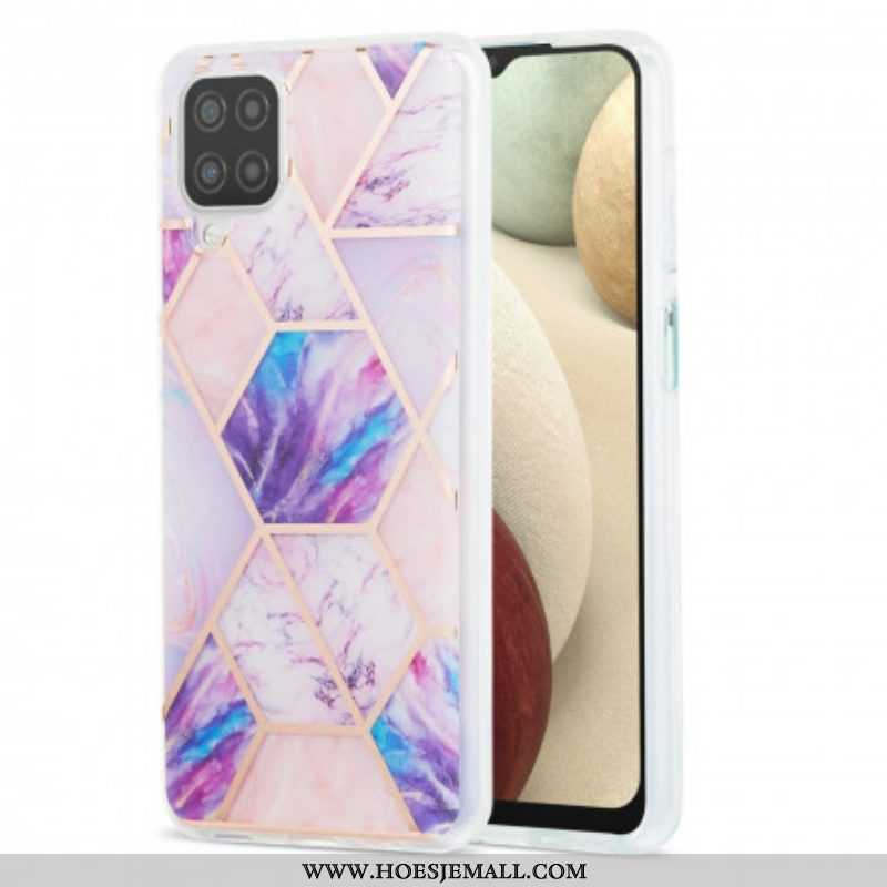 Hoesje voor Samsung Galaxy M12 / A12 Ultradesign Marmer