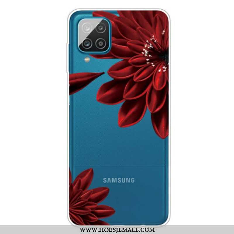 Hoesje voor Samsung Galaxy M12 / A12 Wilde Bloemen