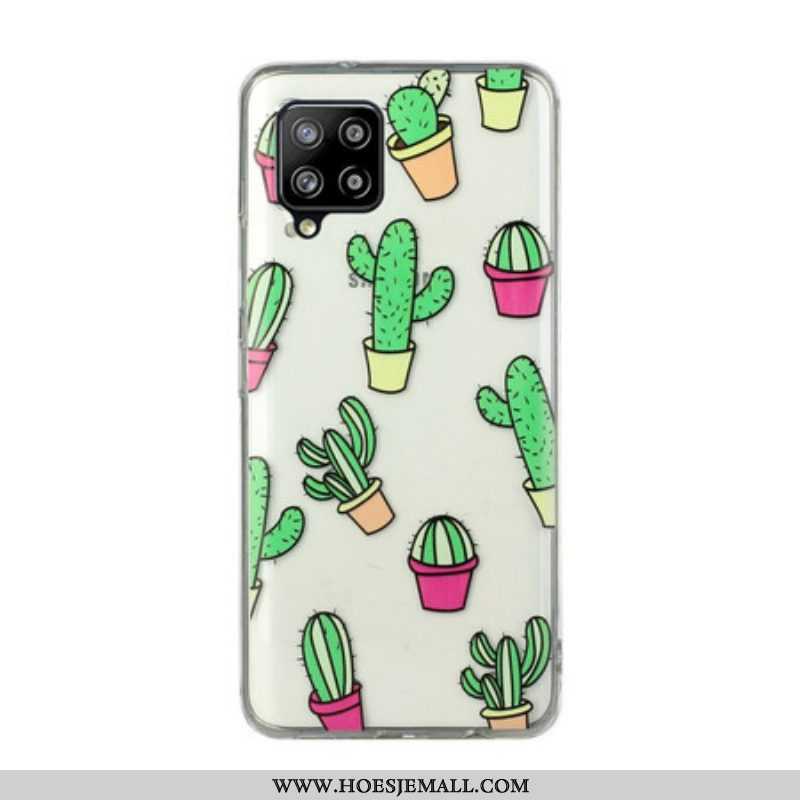 Hoesje voor Samsung Galaxy M12 / A12 Mini Cactussen